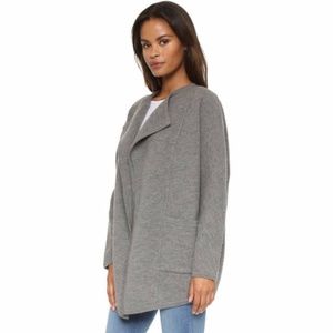 Madewell Heather Grey Sweater Coat